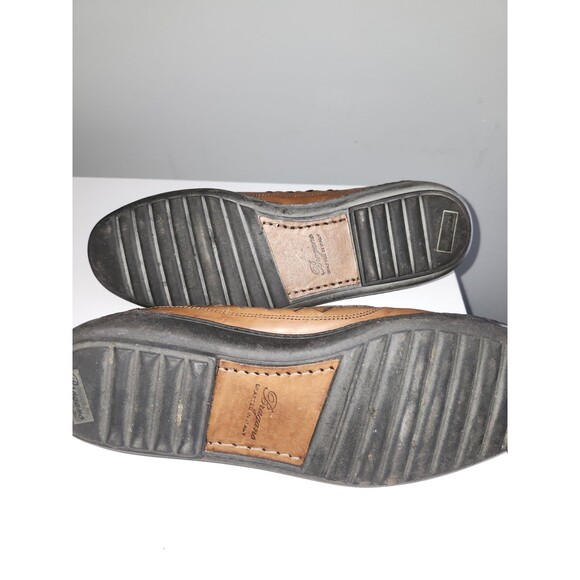 Bragano by Cole Hahn Made in Italy Brown Woven Leather Men\'s Size 8.5 Loafers main image 4